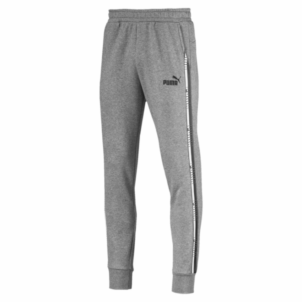 NWT Men's Heathered Gray PUMA Tape Sweatpants